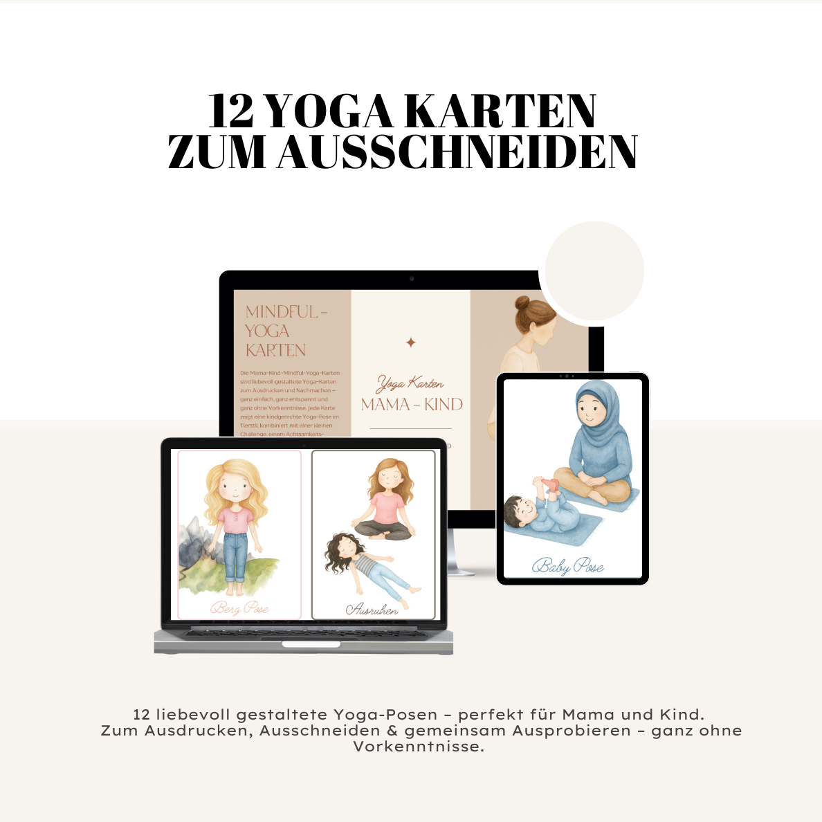 Mama-Kind Yoga Karten