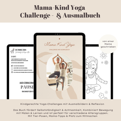 Mama-Kind Yoga Challenge - & Ausmalbuch